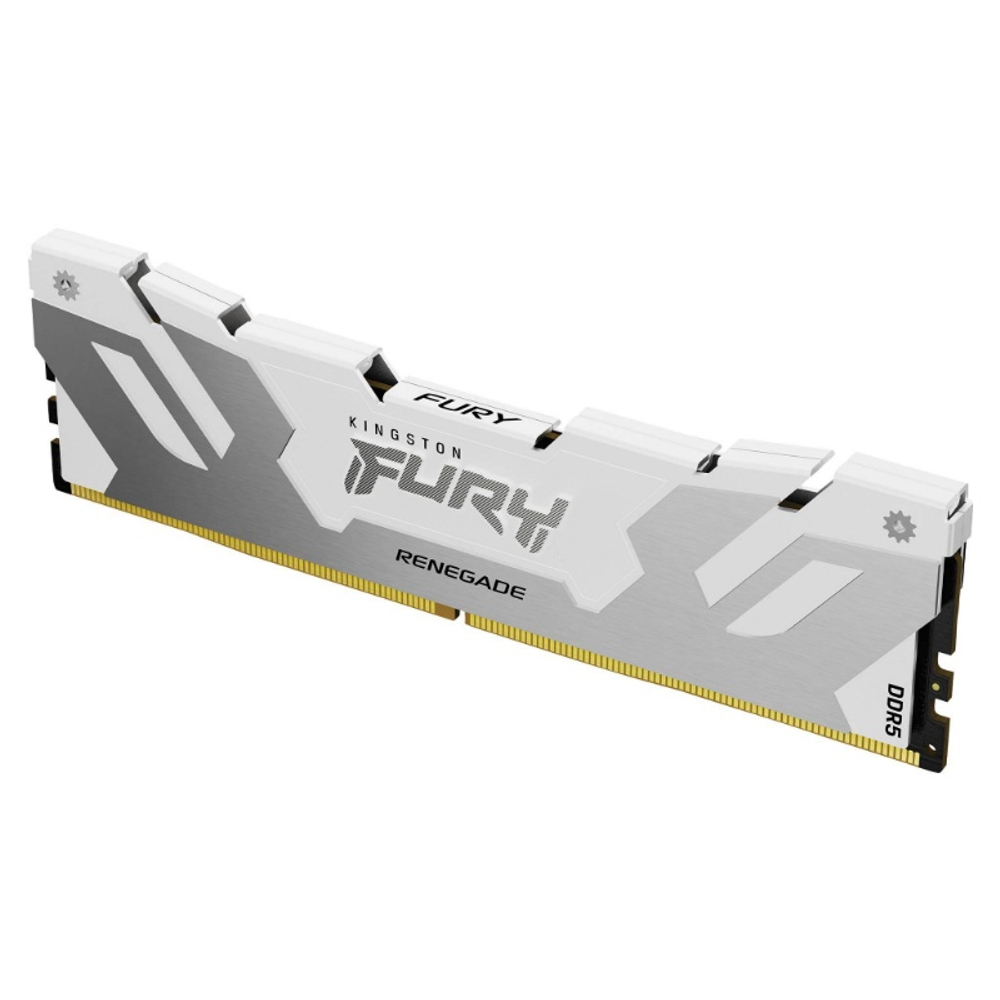 Оперативная память Kingston 16GB 6400MT/s DDR5 CL32 DIMM FURY Renegade White XMP