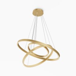 Люстра подвесная светодиодная Maytoni Rim MOD058PL-L100BSK