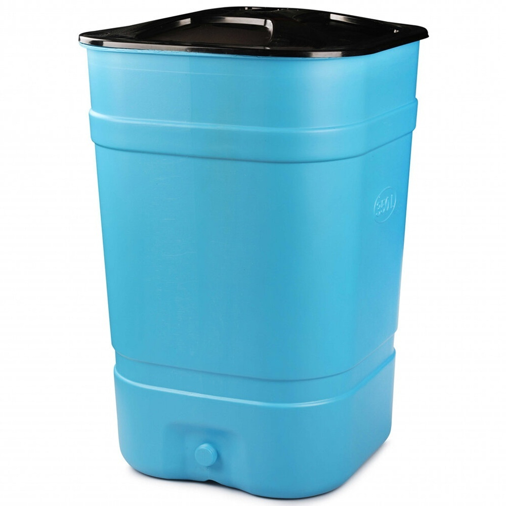 Бочка-бак 350л квадратный с крышкой