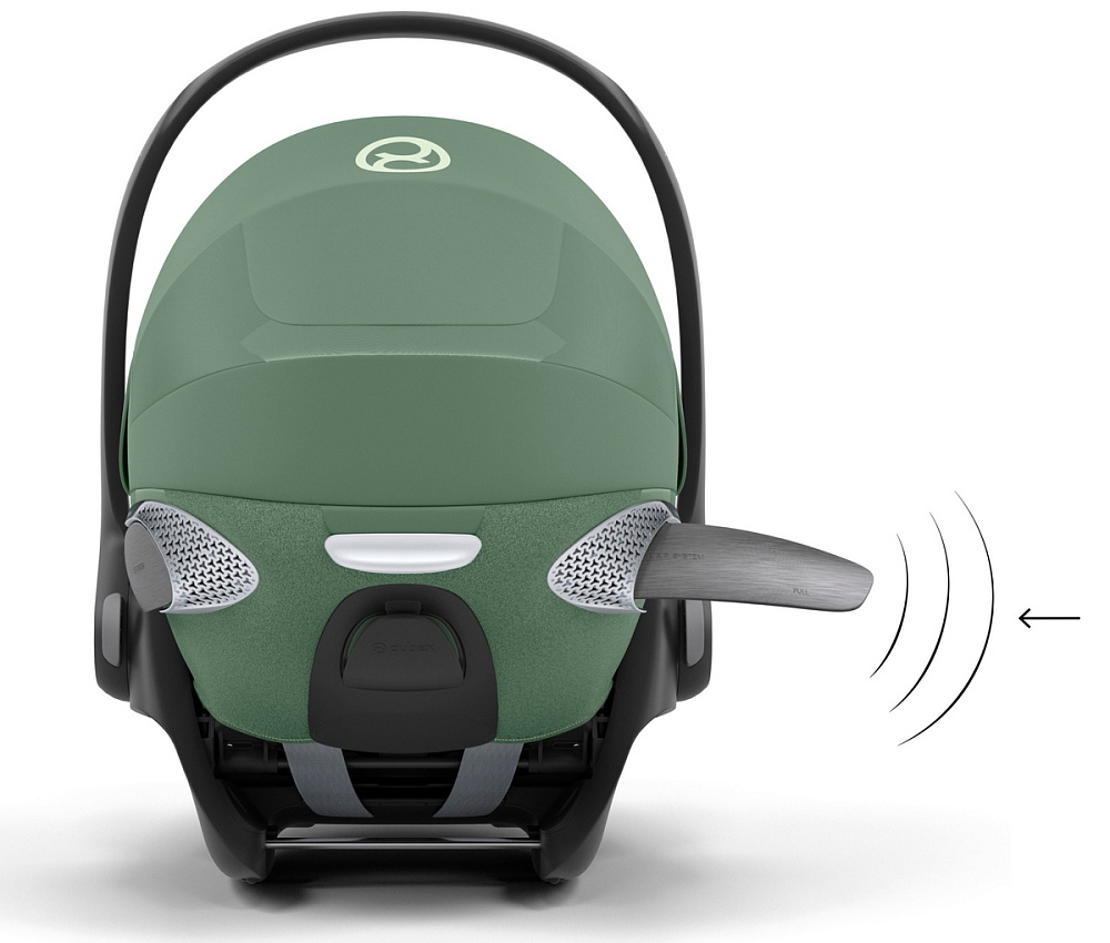 Коляска Cybex Priam IV Matt Black complete Cloud T Leaf Green Plus Base T 3 в 1 Off White
