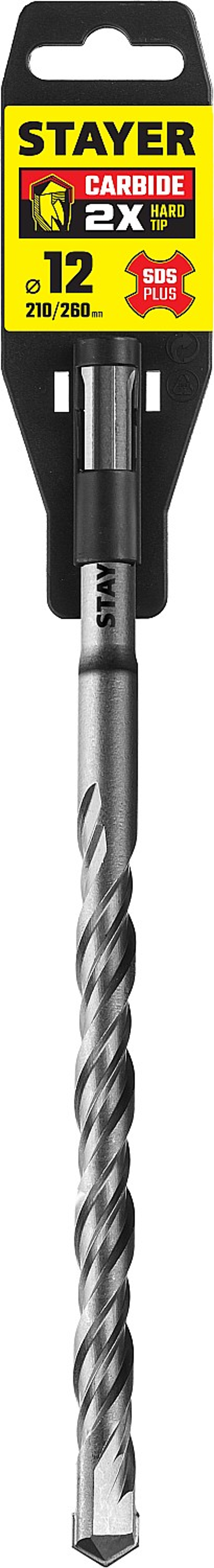 STAYER 12 x 260 мм, SDS-plus бур, Professional (2930-260-12)
