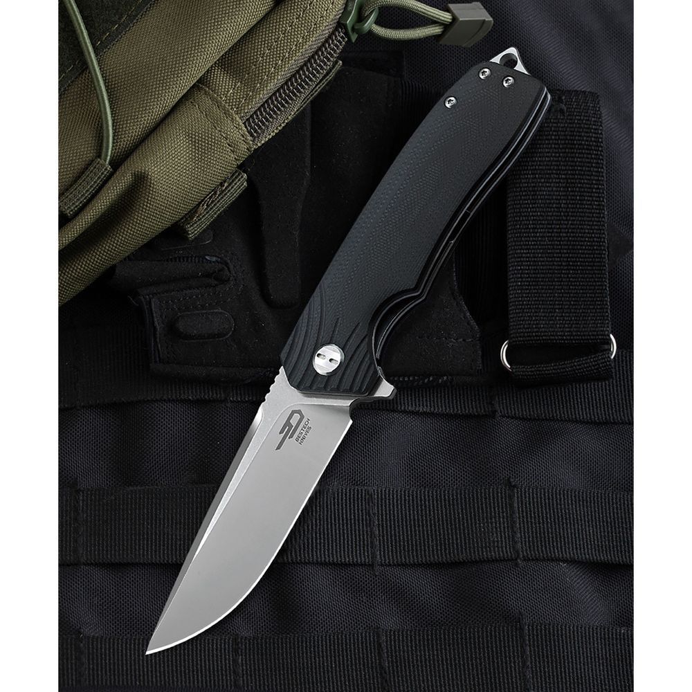 Нож Bestech BG01A Lion Black