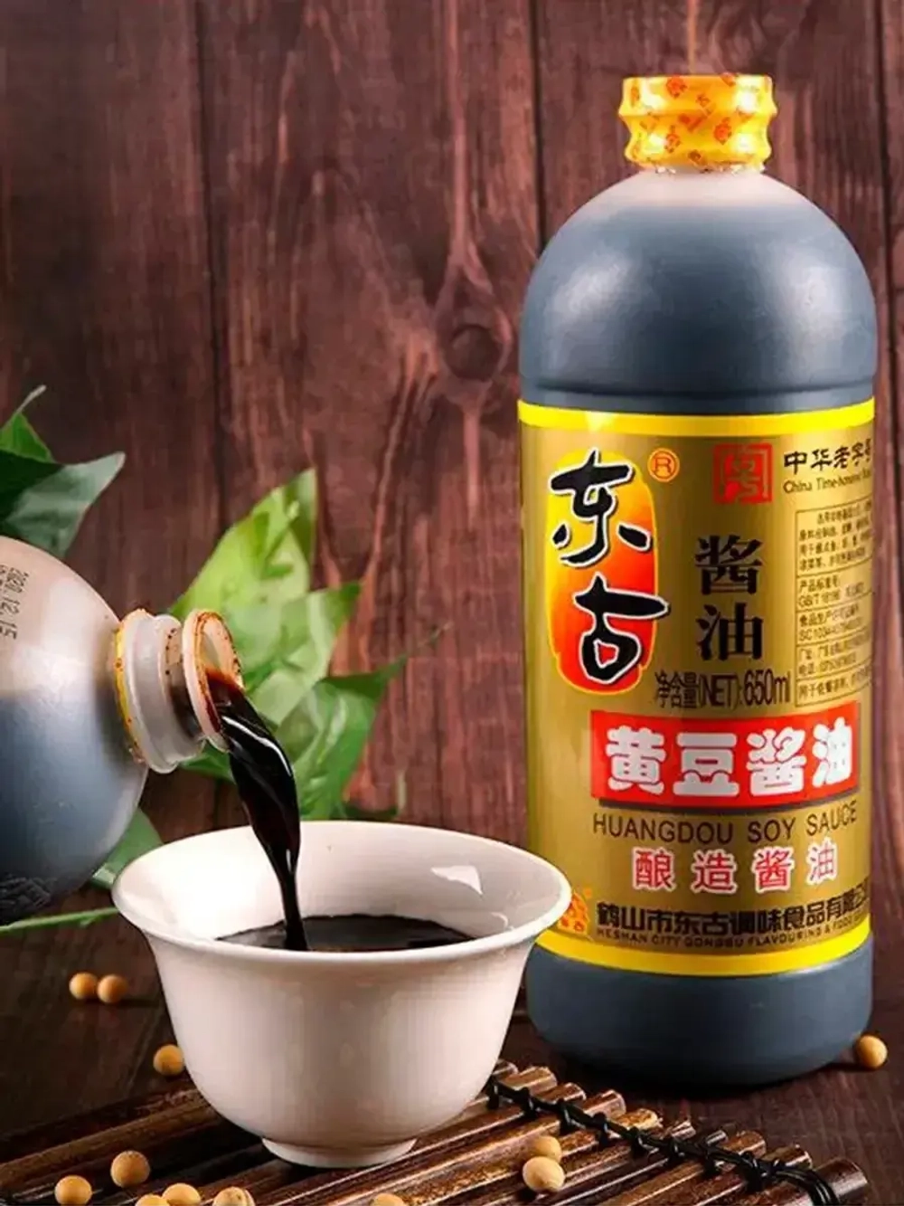 Соевый соус Донгу слабосоленый Huangdou 650 мл