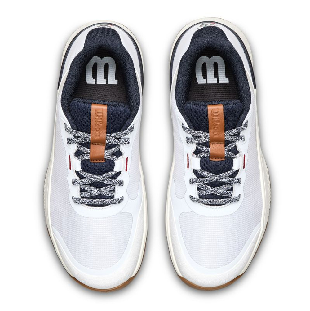 Женские теннисные кроссовки Wilson Intrigue Pro Clay - white/navy blazer/gum1a