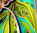 Экзотический цветок от SamCraft - сборные объемные 3D картины из дерева своими руками