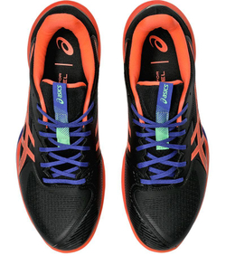 Мужские кросовки для Padel Asics Solution Speed FF 3 Padel - черный/яркий коралловый