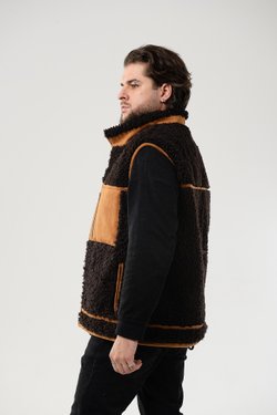 Жилет мужской из овчины