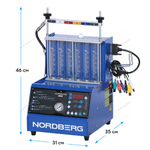Установка для тестирования и очистки форсунок NORDBERG CMT31AG CMT6