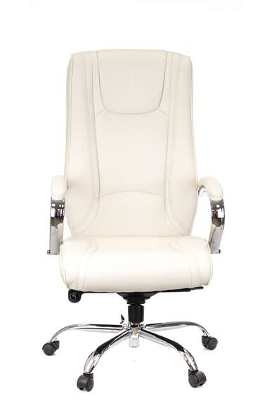 Кресло руководителя Everprof King M Экокожа Кремовый
