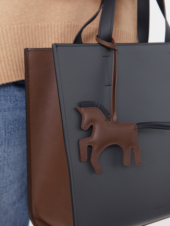 БРЕЛОК ЛОШАДКА D.BROWN|BLACK