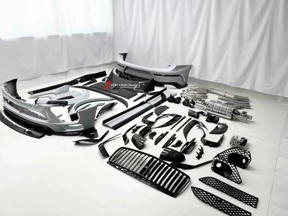 Широчайший карбоновый обвес для Bentley Bentayga W12 2020+ Бентли Бентайга