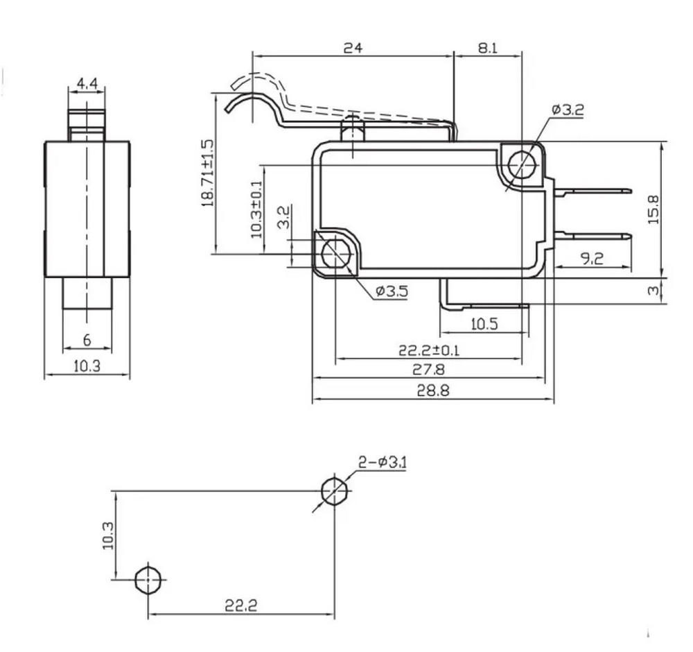 Микропереключатель для запайщиков FS