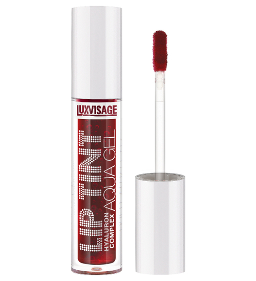 LuxVisage ТИНТ для губ с гиалуроновым комплексом тон 05 красное вино LIP TINT AQUA GEL HYALURON COMPLEX 3 мл
