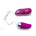 Вибро-пуля силиконовая с пультом управления Gladme (12 режимов вибрации) (Цвет: фиолетовый)