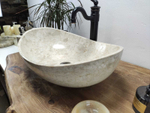 Раковина из мрамора Oval Cream OM-70953 55*38*19 00999