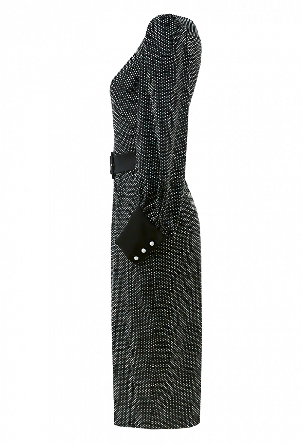 Хлопковое платье-футляр в мелкий горох 10-02-20 SS