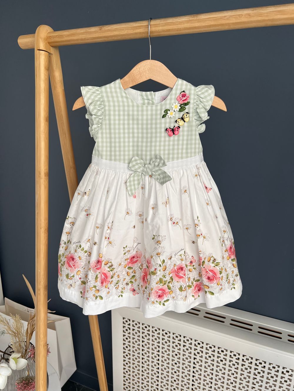 Хлопковое платье Monnalisa, 92