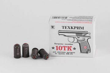 ПАТРОН ДЛЯ ГРАЖДАНСКОГО ОРУЖИЯ 10ТК [СВЕТОЗВУКОВОГО ДЕЙСТВИЯ (ШУМОВОЙ) ТК]