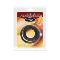 Набор колец для эрекции Cock & Ball rings (3 шт разного диаметра)