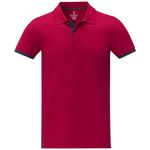 Morgan Двухцветное мужское поло с коротким рукавом