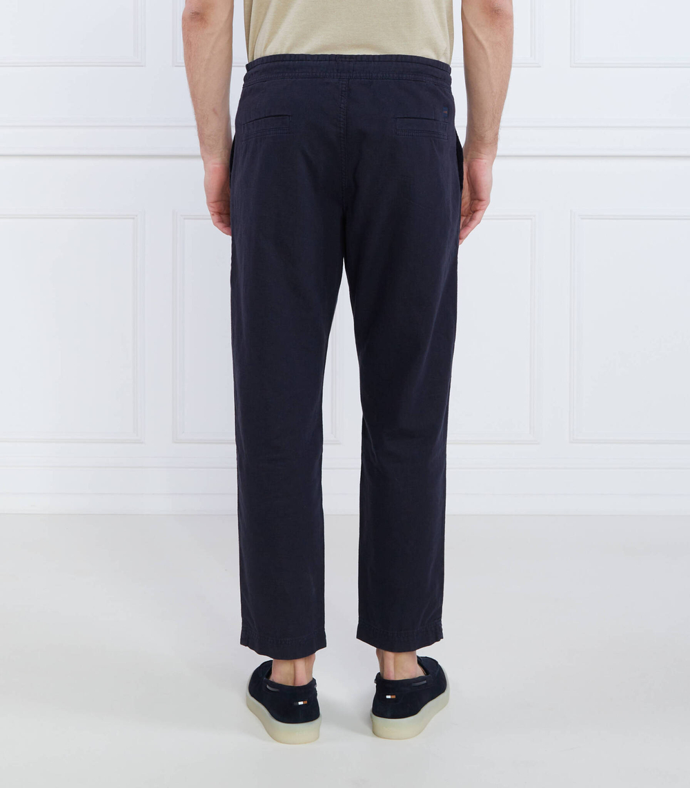 Льняное штаны Sisla-PP BOSS ORANGE - темно-синий(50488632)