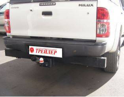 Фаркоп Toyota Hilux 2006-2015 фланцевое крепление шара(без электрики) Трейлер.7860