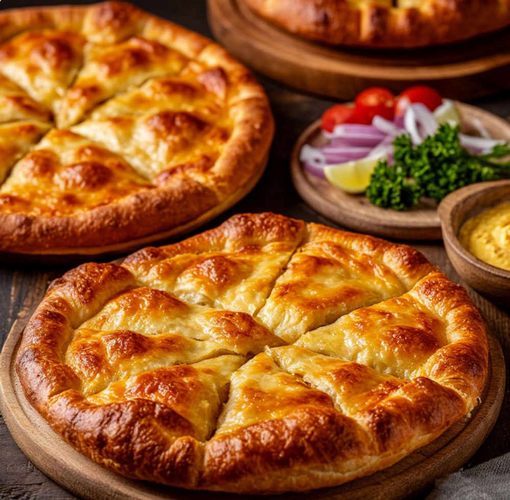 НОВИНКА! ИНТЕНСИВ! ОСЕТИНСКИЕ ПИРОГИ - 4 вкуса - И ХАЧАПУРИ на кефире