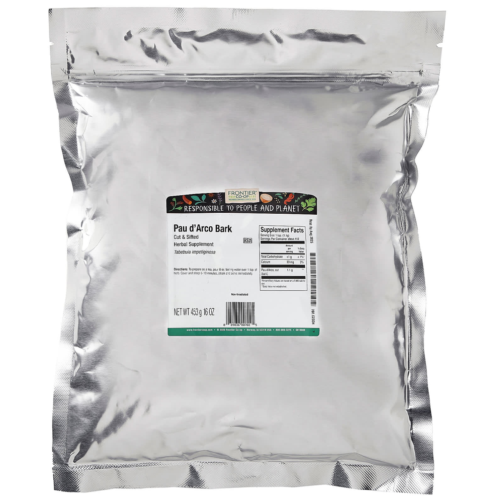 Frontier Co-op, резанная и просеянная кора муравьиного дерева, 453 г (16 унций)