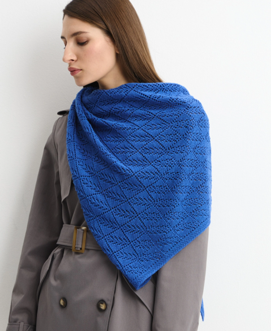 Женская косынка DBR 0045 синий