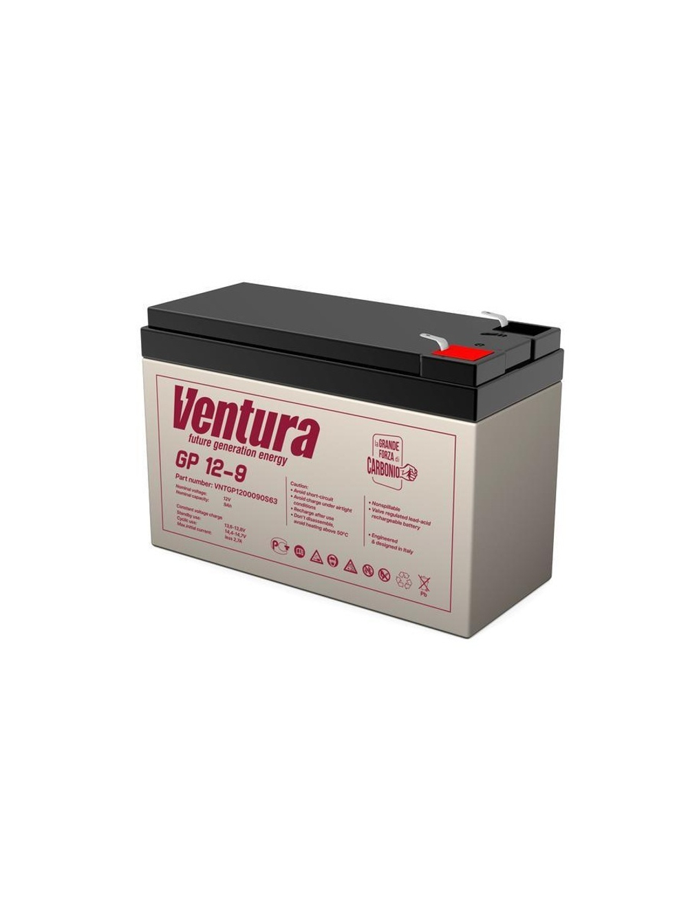 Аккумулятор 12В 9А.ч GP 12-9 Ventura