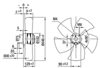 Вентилятор осевой A3G450-AA40-81