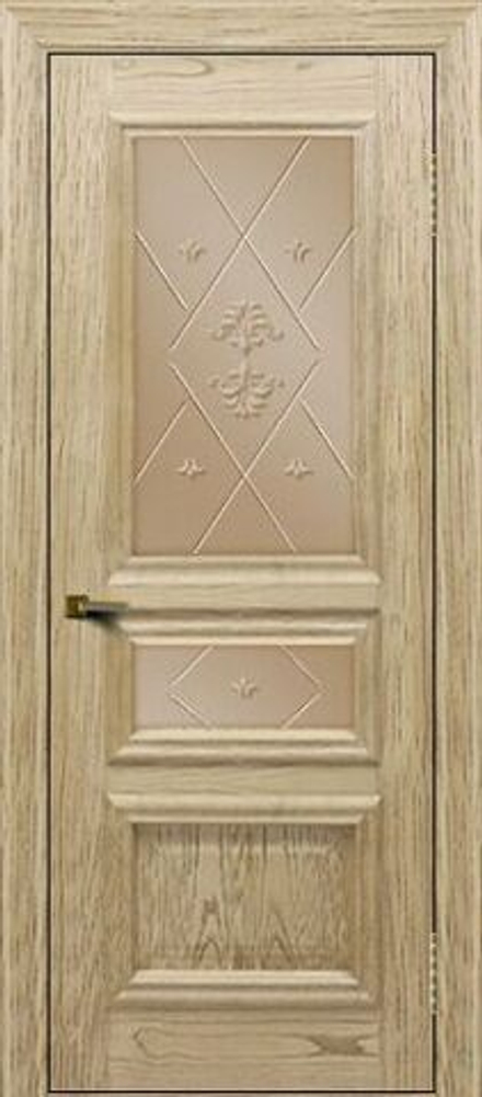 Межкомнатная дверь ЛайнДор Агата ДО Прима Бронза 40 Янтарь