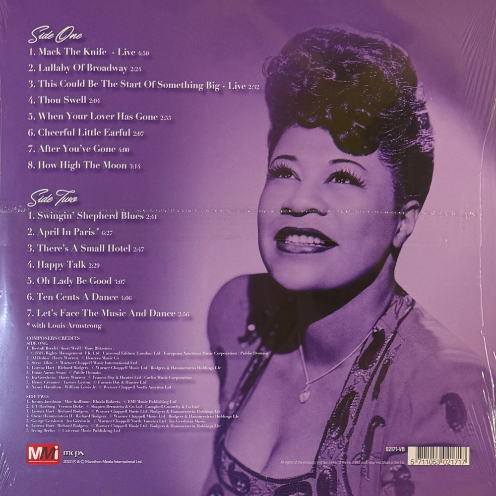 Ella Fitzgerald ‎– The Great Songbook (Европа 2021г.) Т