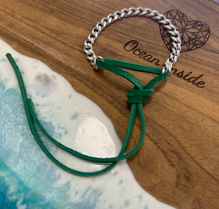 Кожаный браслет №2