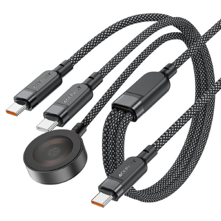 C6-11 USB-C 3-in-1 100W intelligent balance charging data cable