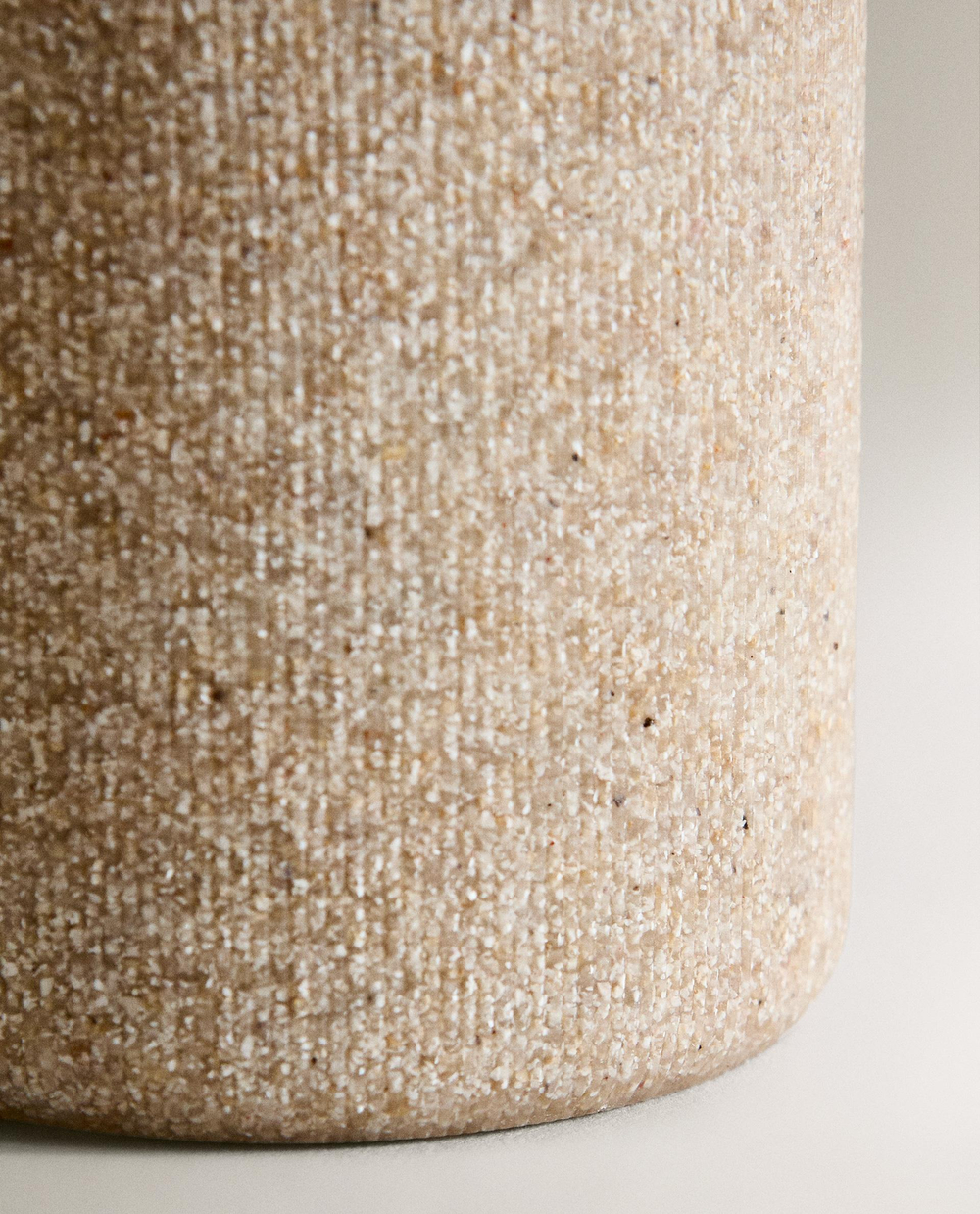 Zara Home стакан для ванной комнаты, смола, бежевый