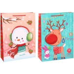 Пакет подарочный «Мультяшные звери» 31*42*10 см, микс