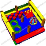 Батут "Спорткомплекс" с тентом 9*9*5 м