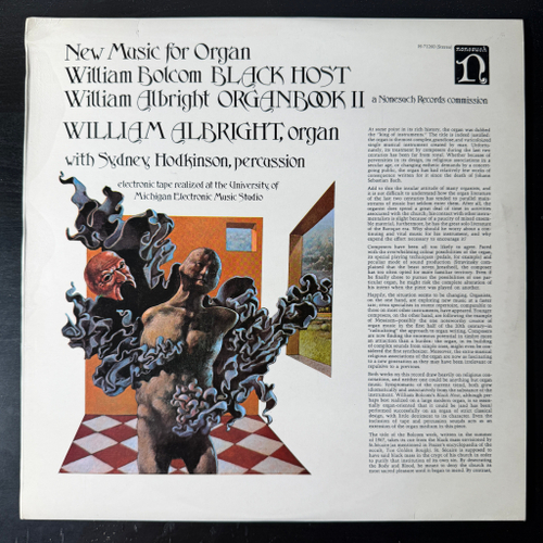 William Bolcom,William Albright, Sydney Hodkinson ‎– New Music For Organ (Англия 1971г.)