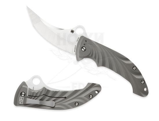 Складной нож Spyderco Tighe Stick C198TIP c клинком из стали CPM-S90V, рукоять титан