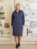 Платье 1368 темно-синий Novita (Акция)