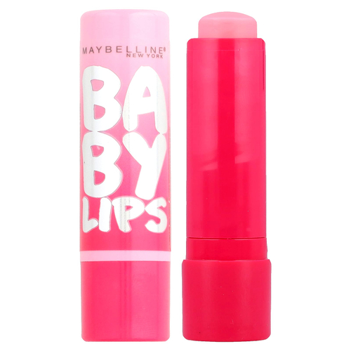 Maybelline, Baby Lips®, бальзам для сияния кожи, оттенок 01 розовый, 3,9 г (0,13 унции)