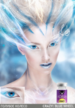 Карнавальные цветные линзы Adria Crazy (1 флакон, 1 линза)