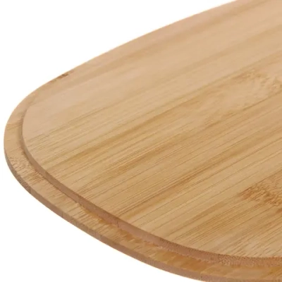 Контейнер для хранения с бамбуковой крышкой «БРАМИНГЕМ», цвет белый, 23*17*12.5см