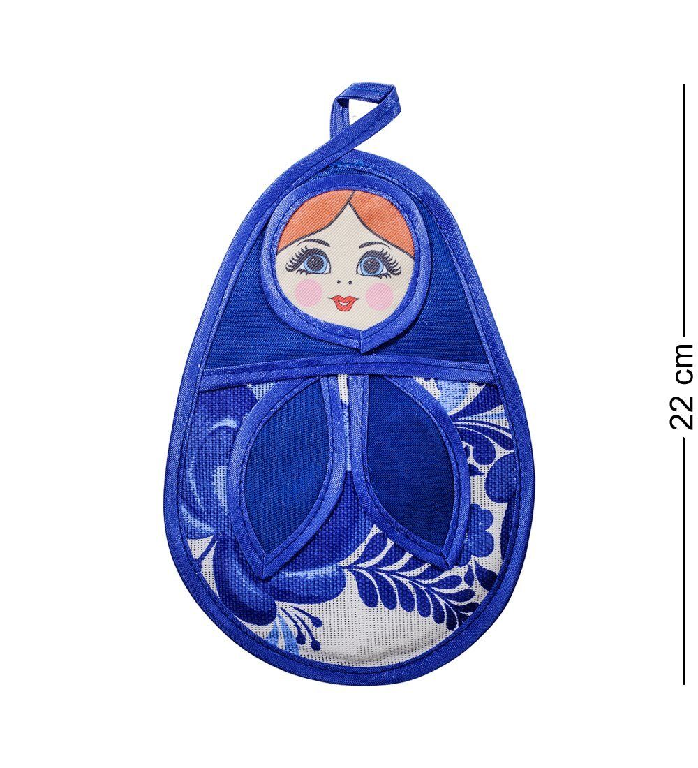 ТК-235 Прихватка «Матрешка» мал. (синий)