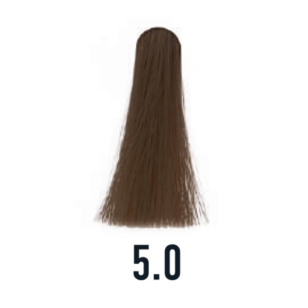 5.0 крем-краска ICE Permanent светло-каштановый натуральный - 100 мл.