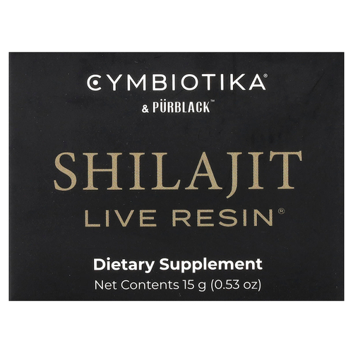 Cymbiotika, Shilajit Live Resin®, 15 г (0,53 унции)