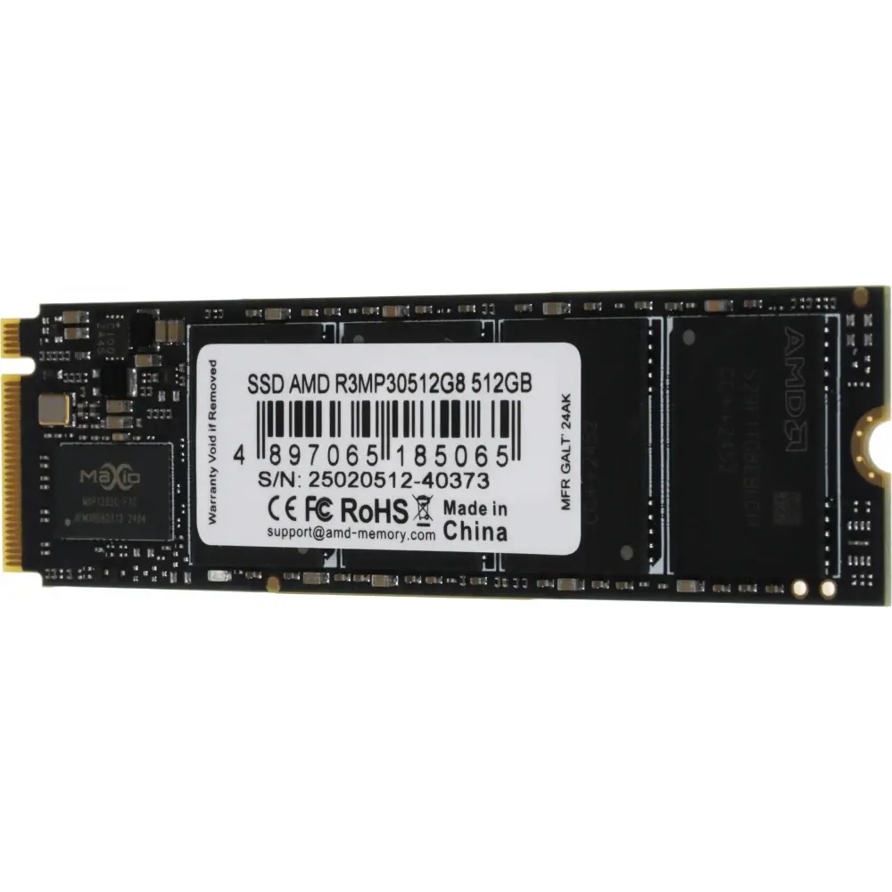 Твердотельный накопитель 512GB SDD AMD RADEON R3 Series M.2 PCIe 3.0 2280 R3300/W2200 R3MP30512G8