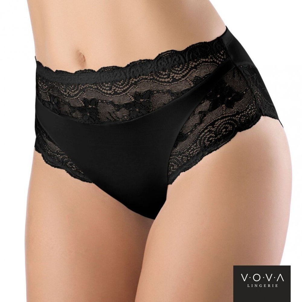 Трусики со средней линией талии Snejanna (Размер: 44) (Цвет: черный)