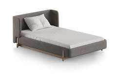 Кровать Basic спальное место 120*200 см (капучино, твид)